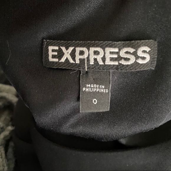 EXPRESS Little Black Dress w/ Key Hole Open Back - Picture 4 of 4